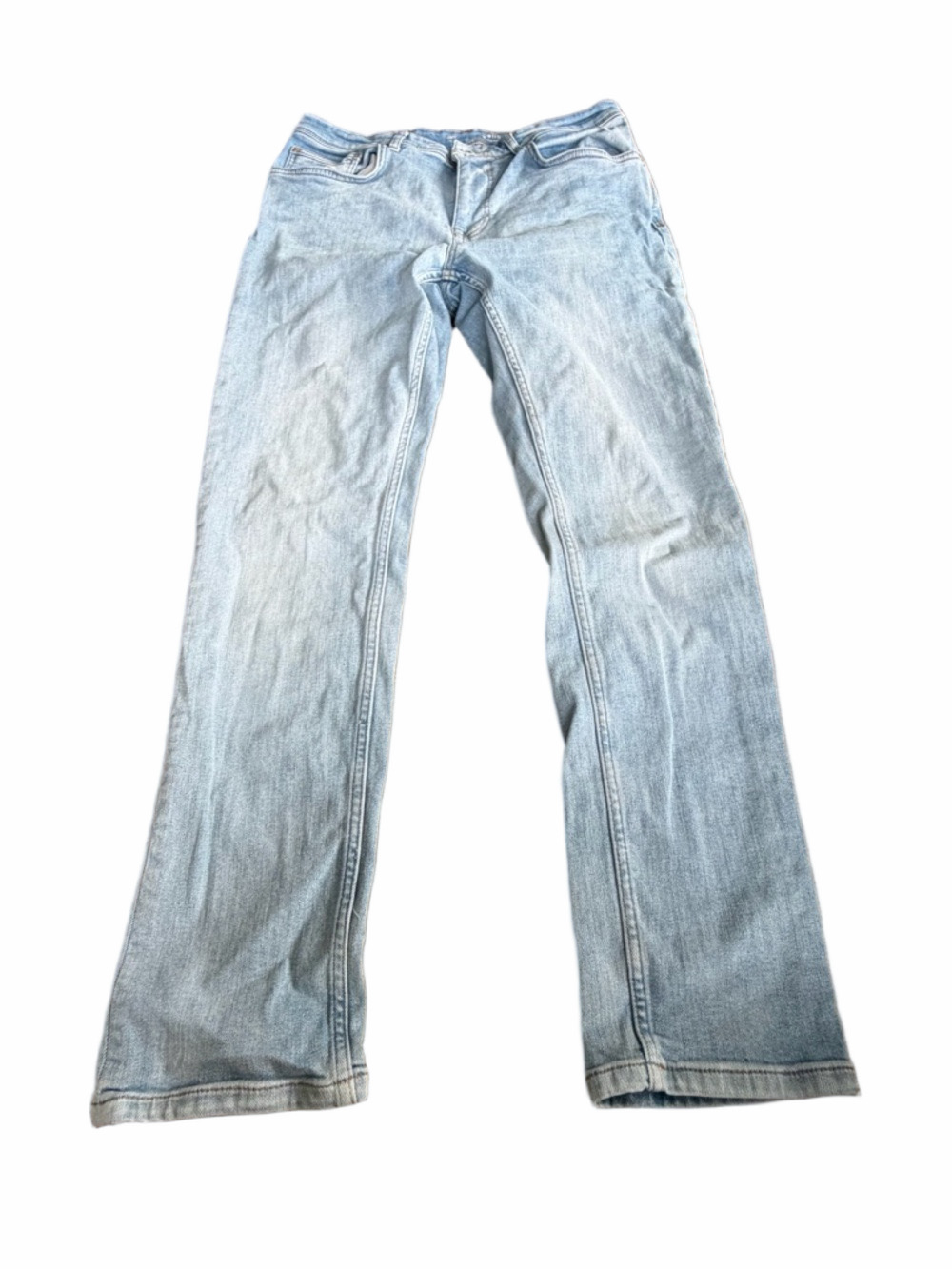 Celio Light Wash Straight Leg Jeans - Light Blue